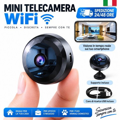Mini wifi kamera außen - außen, 170°