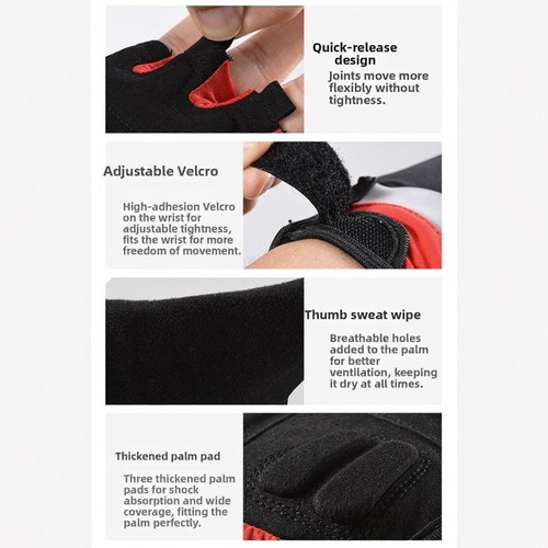 Belüftete fahrradhandschuhe - belüftete,
